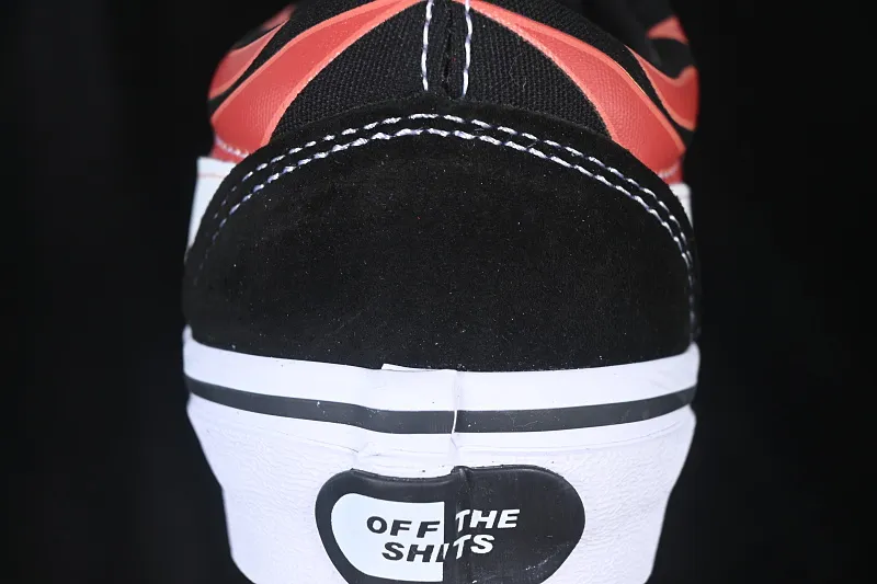All categories Vans Vans series Vans Low Vans low-top Revenge x Storm Old Skool Lightning joint low-top casual sneakers Black Flame